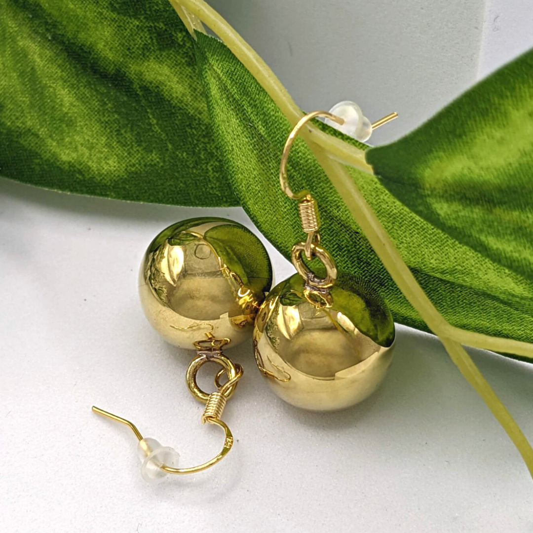 Gold Angel Caller Chime Earrings