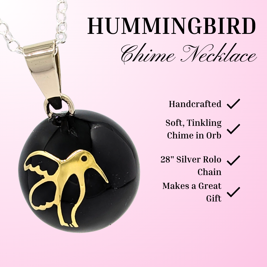 Black Hummingbird Angel Caller - FINAL SALE