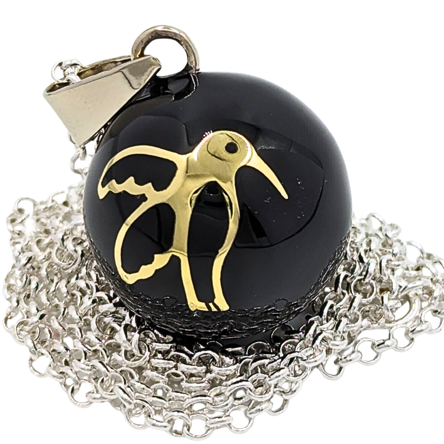 Black Hummingbird Angel Caller - FINAL SALE
