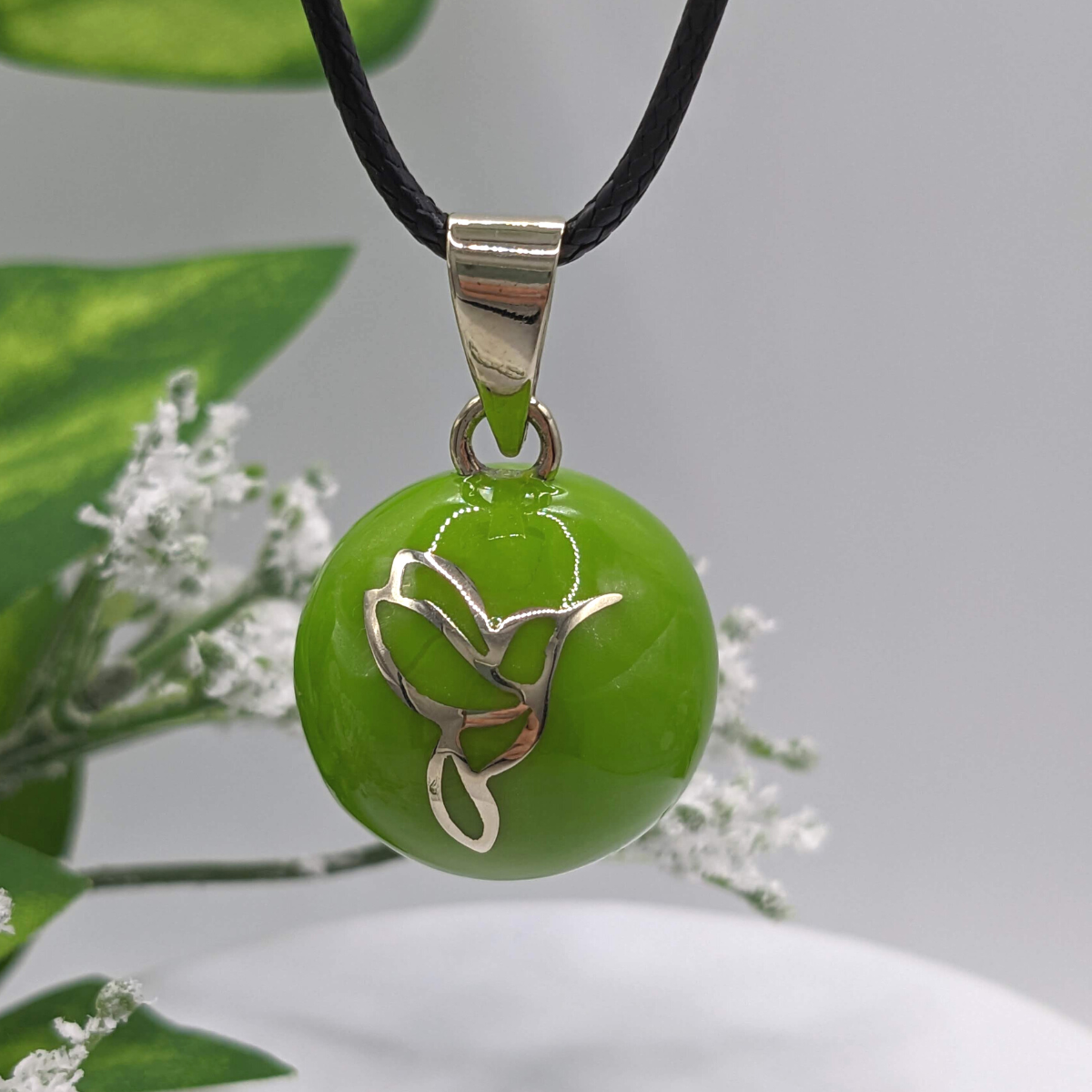 Green Hummingbird Angel Caller