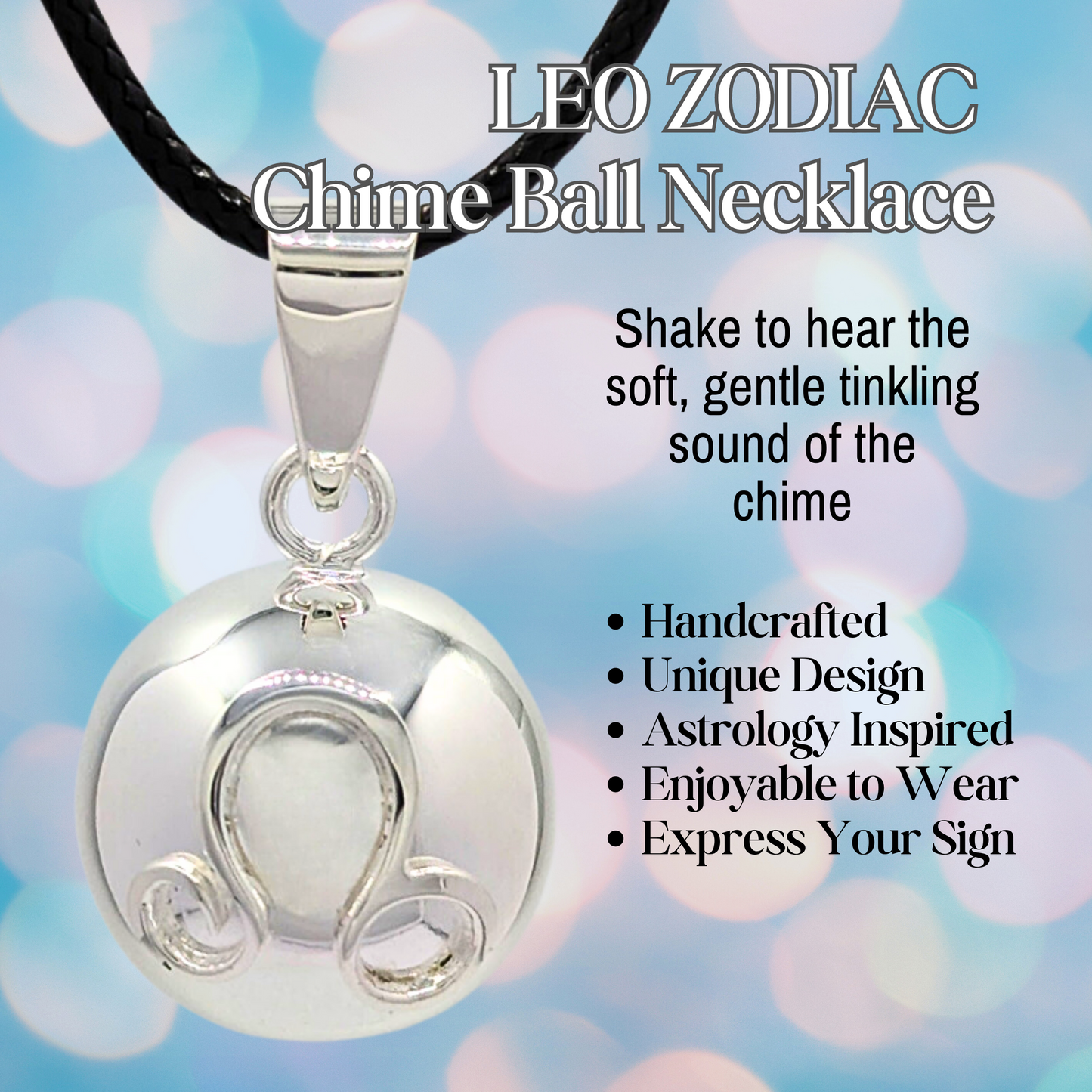 Leo Zodiac Chime Necklace