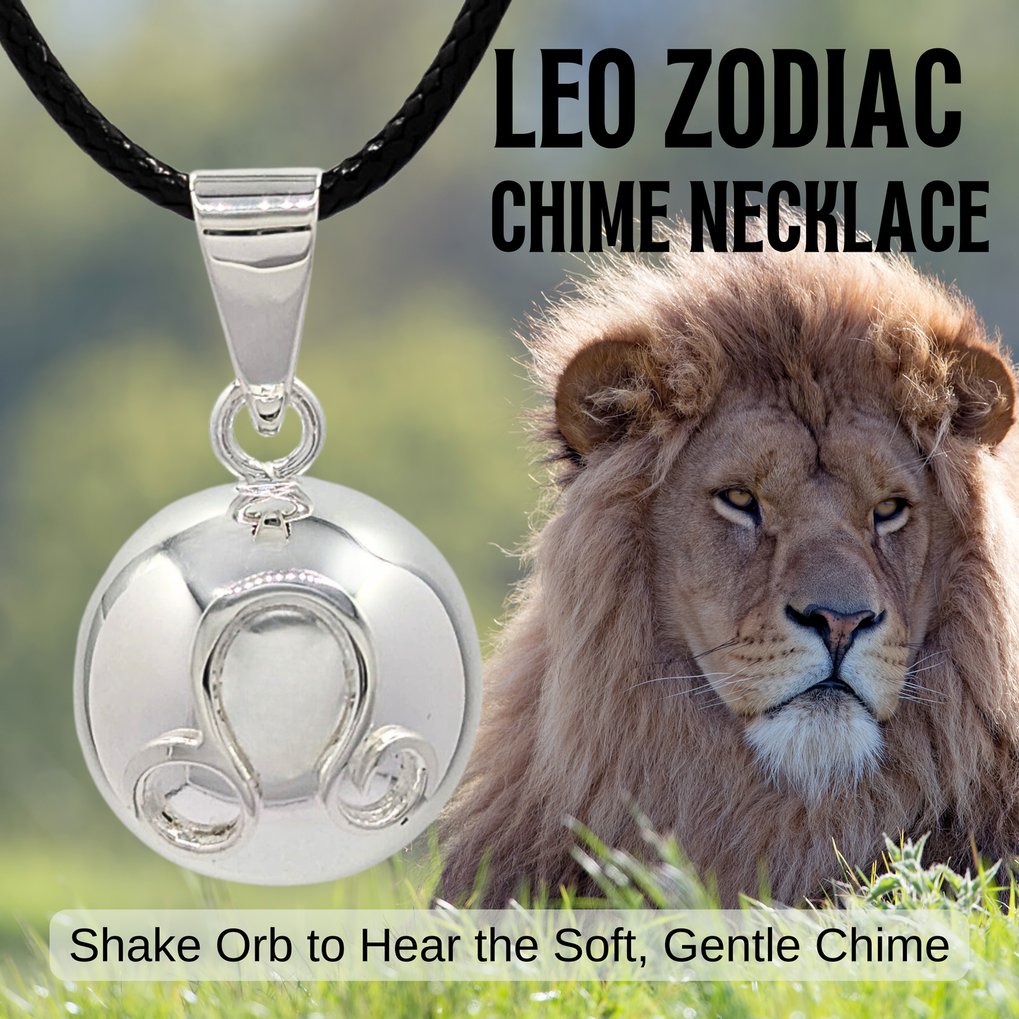 Leo Zodiac Chime Necklace