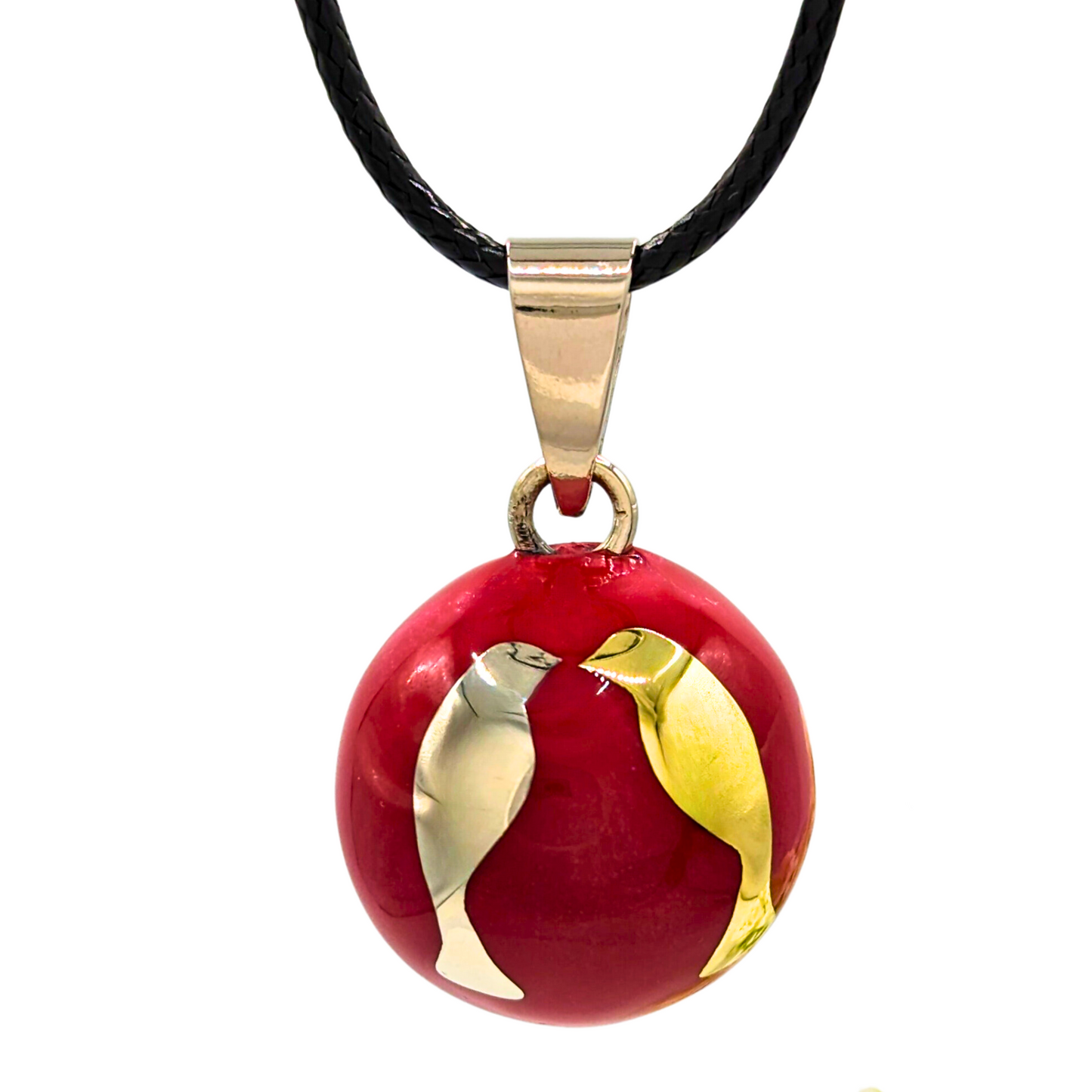 Love Birds Chime Necklace