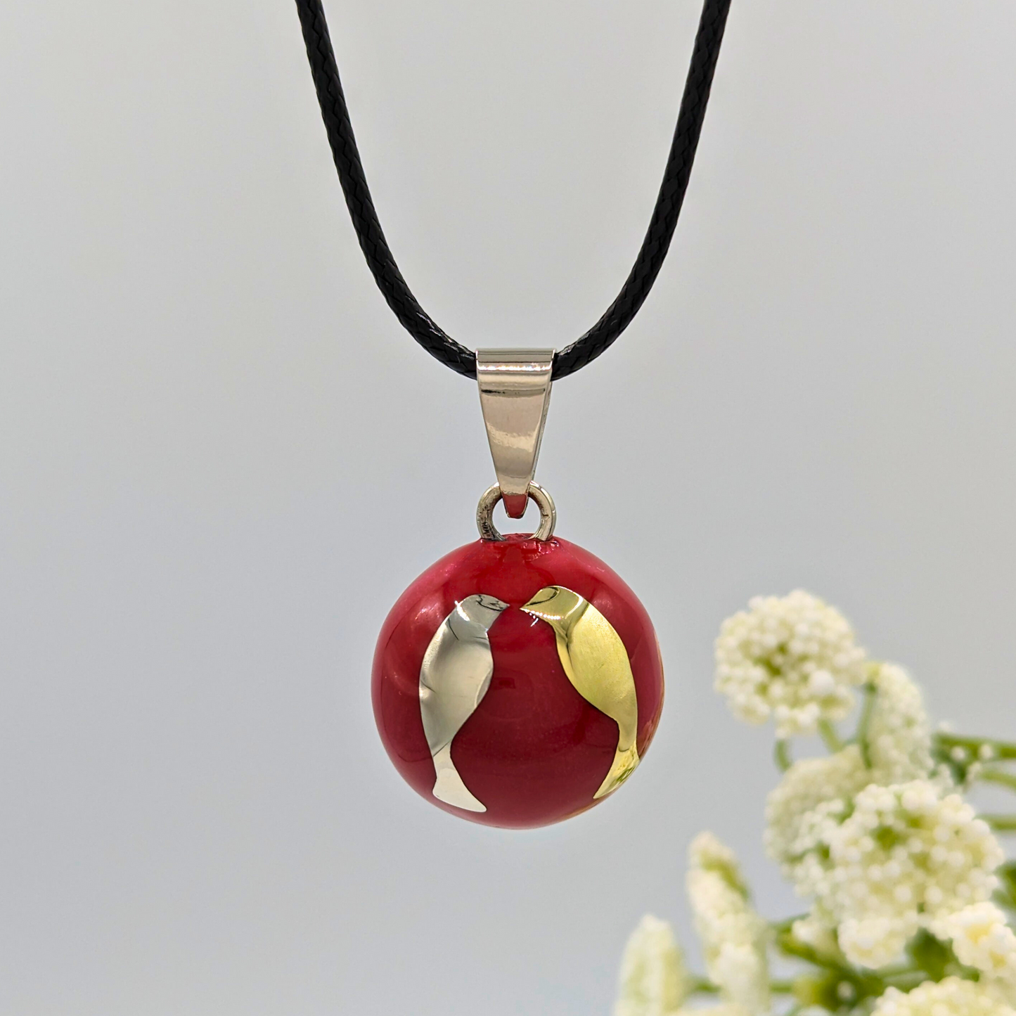 Love Birds Chime Necklace