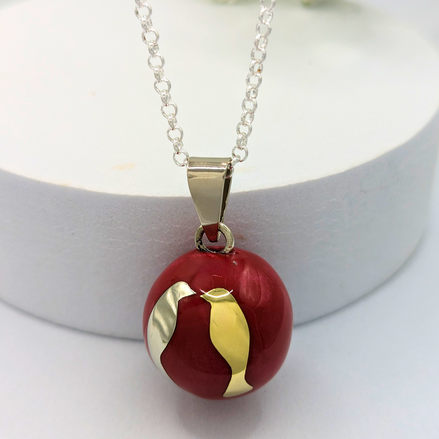 Love Birds Chime Necklace