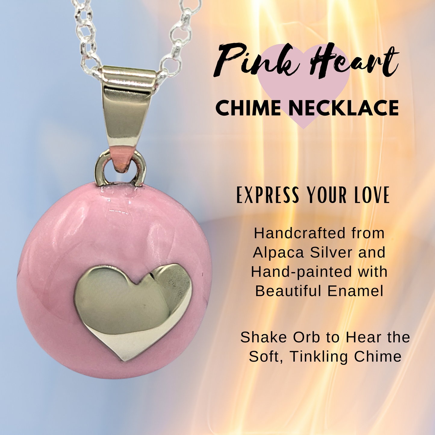Pink Heart Angel Caller