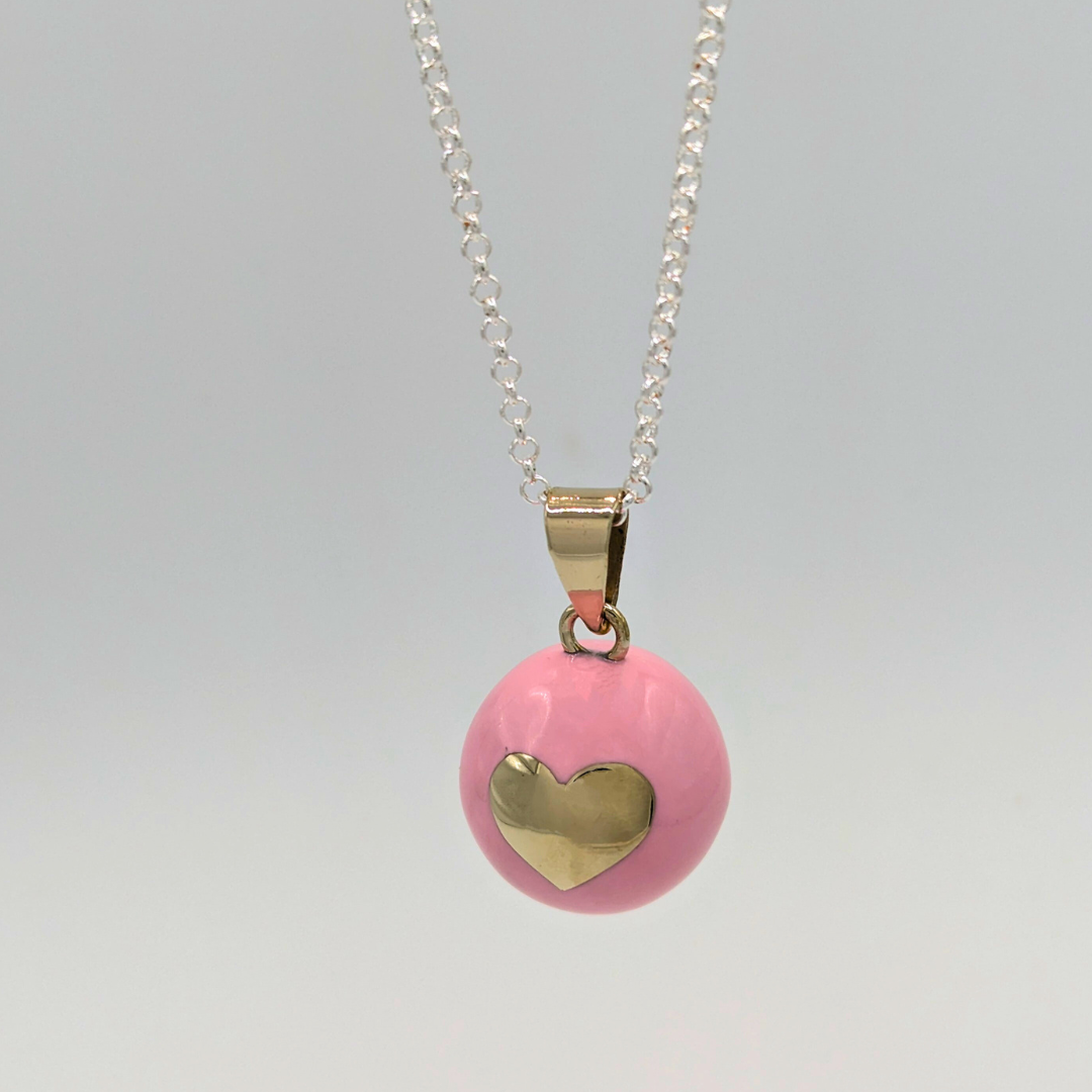 Pink Heart Angel Caller