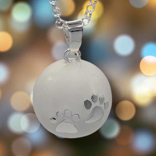 Puppy Paws Harmony Ball Necklace