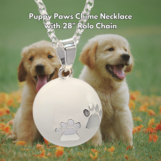Puppy Paws Harmony Ball Necklace