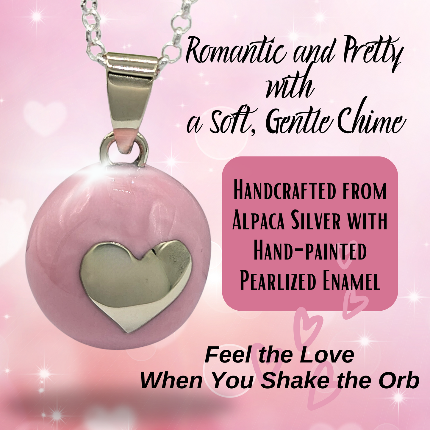 Pink Heart Angel Caller