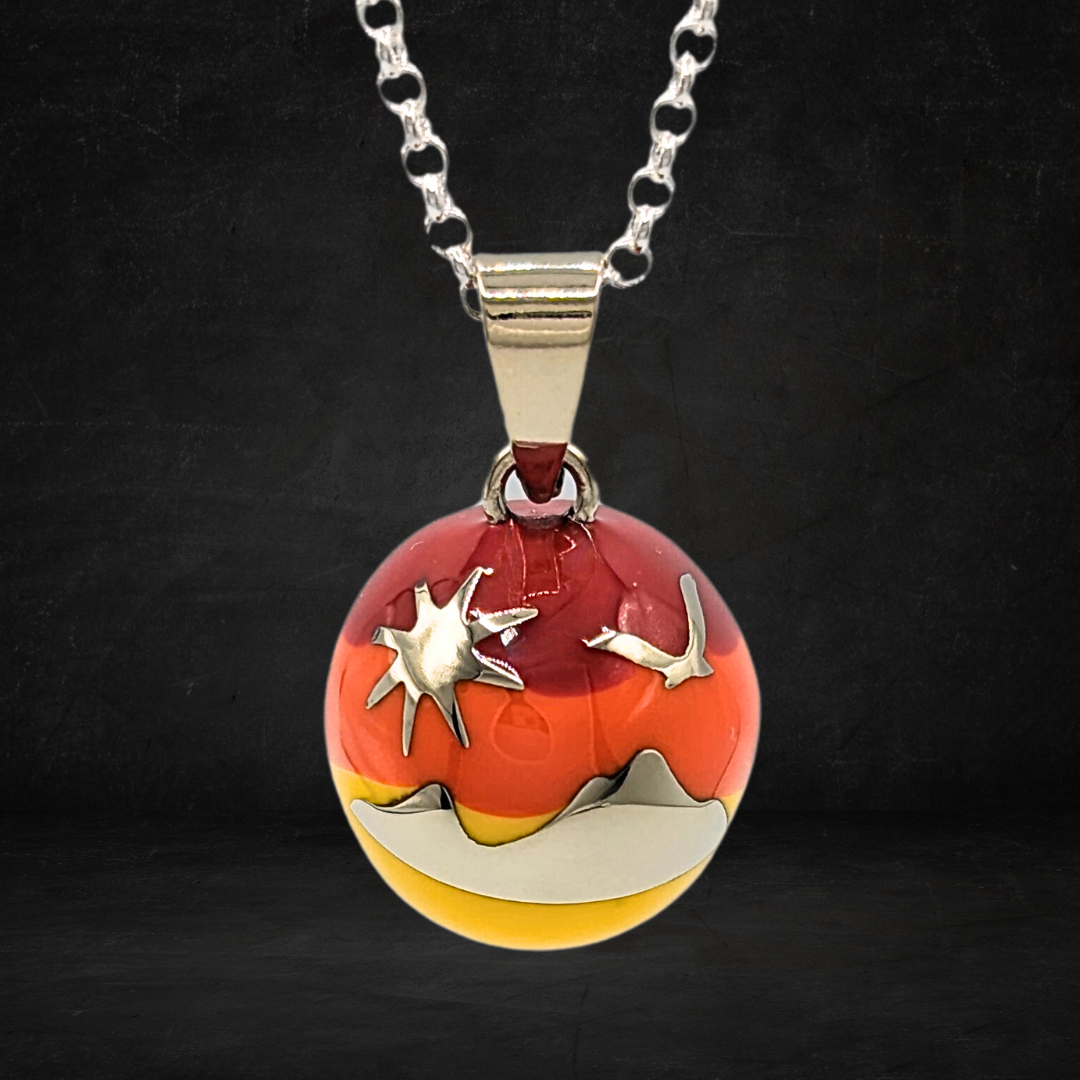 Sunrise Sunset Chime Necklace