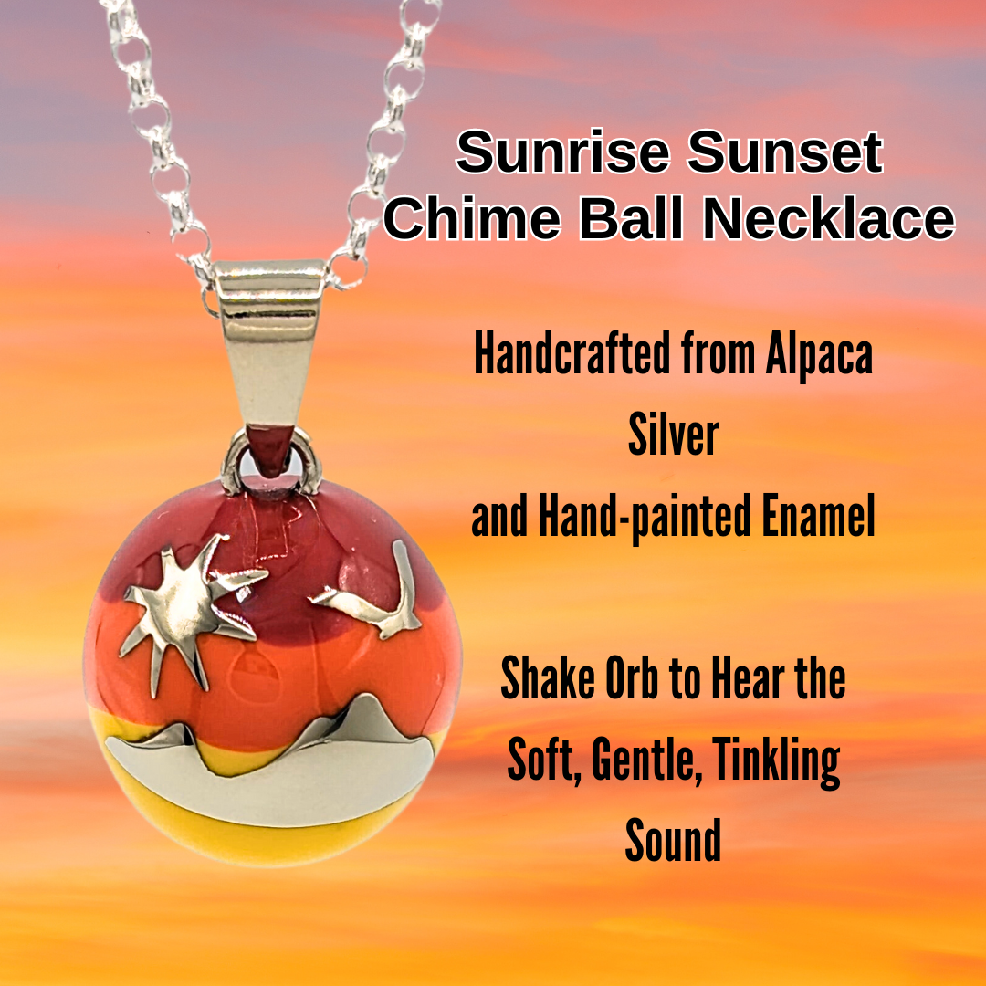 Sunrise Sunset Chime Necklace