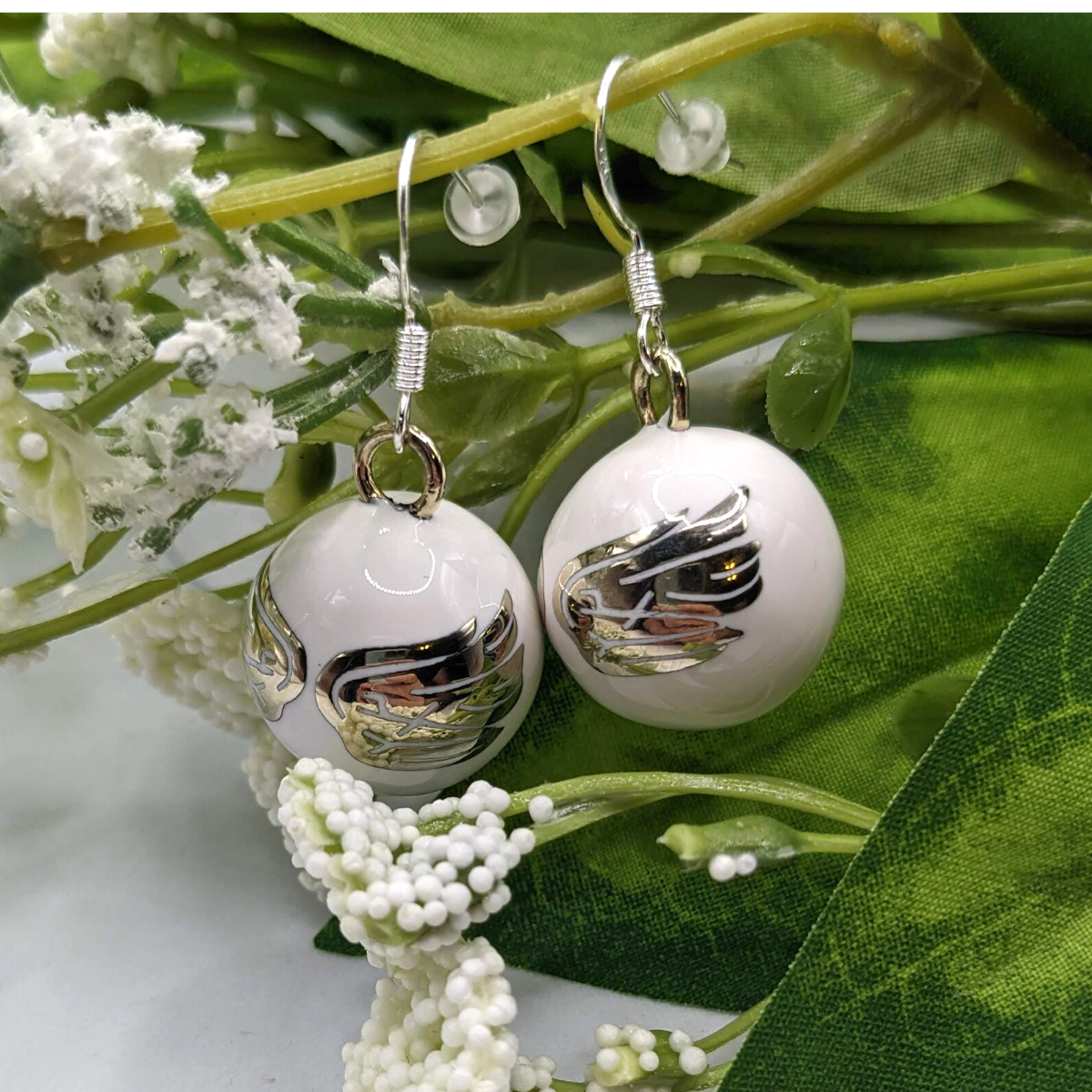 Angel Wings Chime Earrings - Nature Reflections