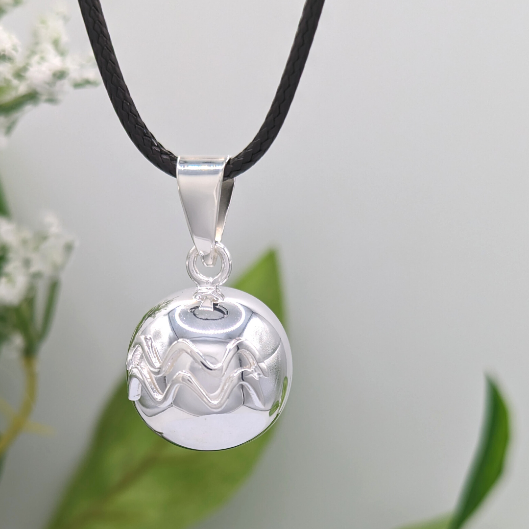 Aquarius Zodiac Chime Necklace