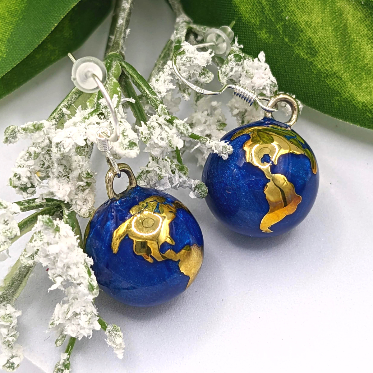 Mother Earth Angel Caller Earrings - Nature Reflections