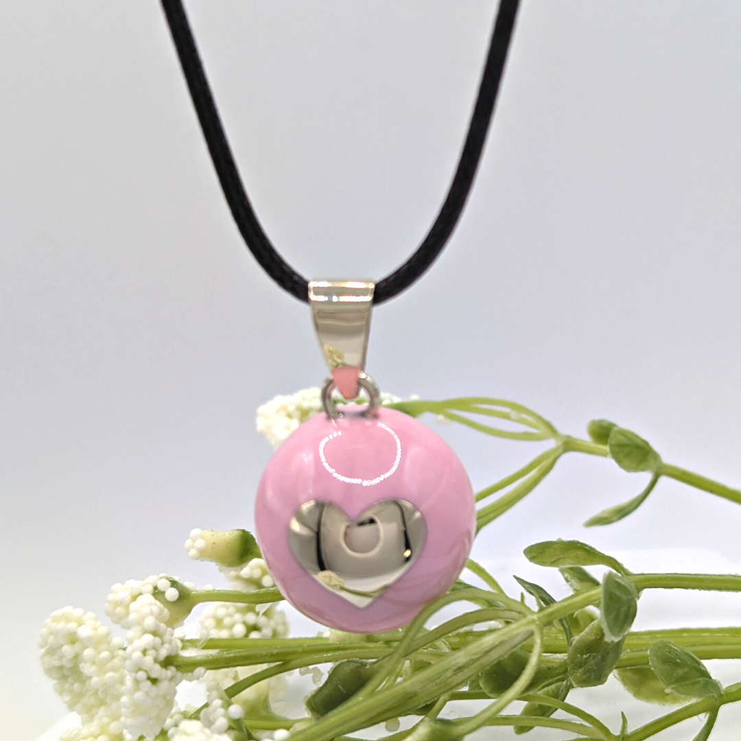 Pink Heart Angel Caller