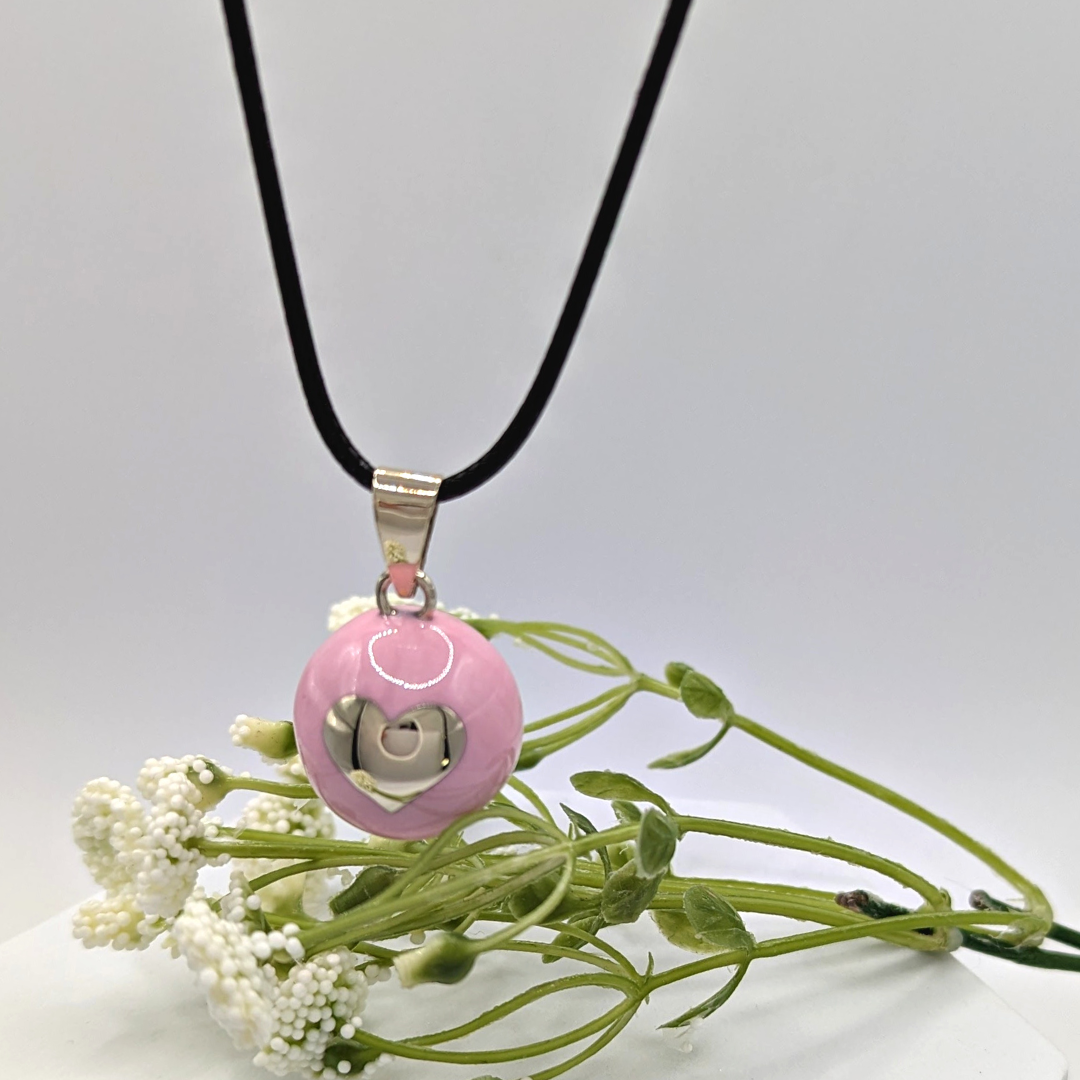 Pink Heart Angel Caller