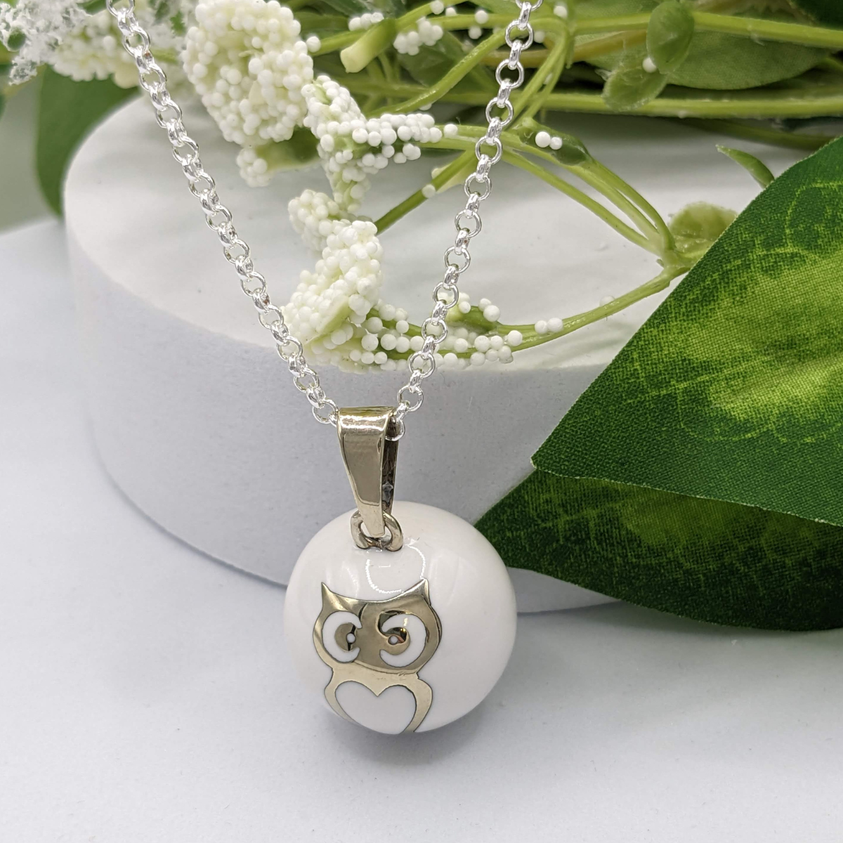 White Owl Angel Caller - Nature Reflections