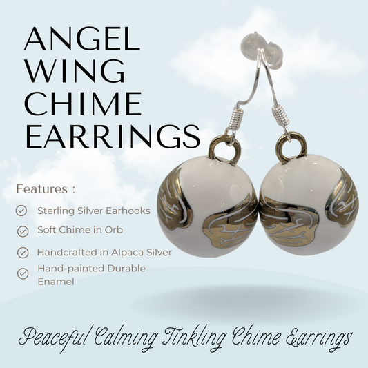 Angel Wings Chime Earrings - FINAL SALE