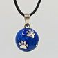 Blue Paws Chime Necklace