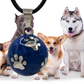 Blue Paws Chime Necklace