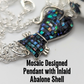 NEW- Mosaic Cat Harmony Ball Necklace