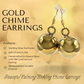 Gold Angel Caller Chime Earrings - FINAL SALE- 35% OFF
