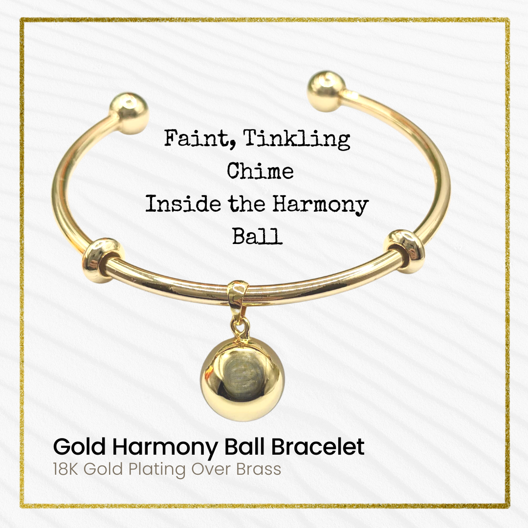 Harmony Ball Bangle Bracelet in Gold