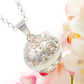 Heart with Scrolls Chime Necklace