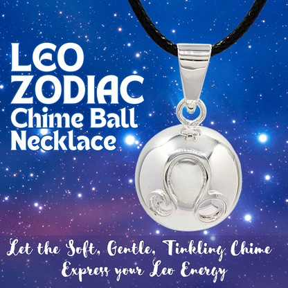 Leo Zodiac Chime Necklace Aquarius Zodiac Chime Necklace - FINAL SALE- 35% OFF