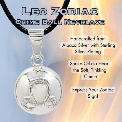 Leo Zodiac Chime Necklace Aquarius Zodiac Chime Necklace - FINAL SALE- 35% OFF