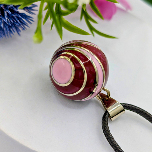 Magenta and Pink Chime Necklace - FINAL SALE