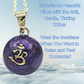 Purple Om Chime Necklace