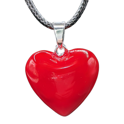 Red Heart Chime Necklace