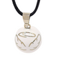 White Halo Chime Necklace