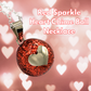 Sparkle Heart Chime Necklace