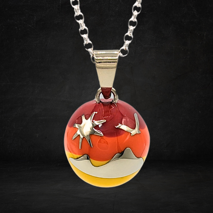 Sunrise Sunset Chime Necklace