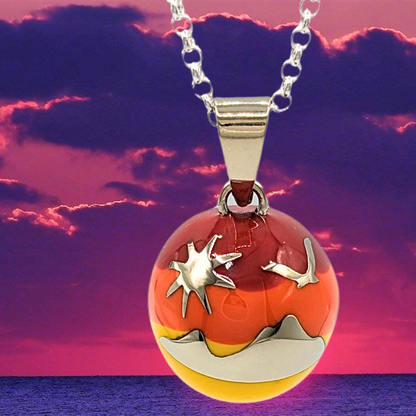 Sunrise Sunset Chime Necklace