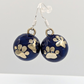 Paws Chime Earrings in Navy