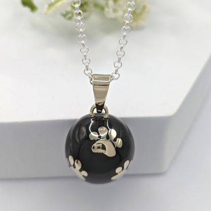 Black Paws Chime Necklace