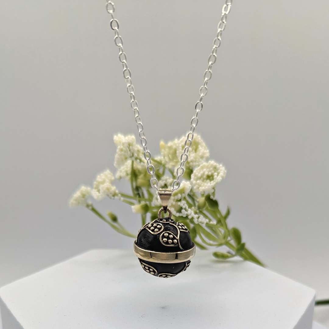 Vivienne Westwood Bas Relief Black Crystal Pendant | 0136095 | Beaverbrooks  the Jewellers