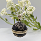 Matte Black Vine Chime Necklace