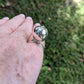 Zirconia Orb Sterling Silver Ring - Nature Reflections