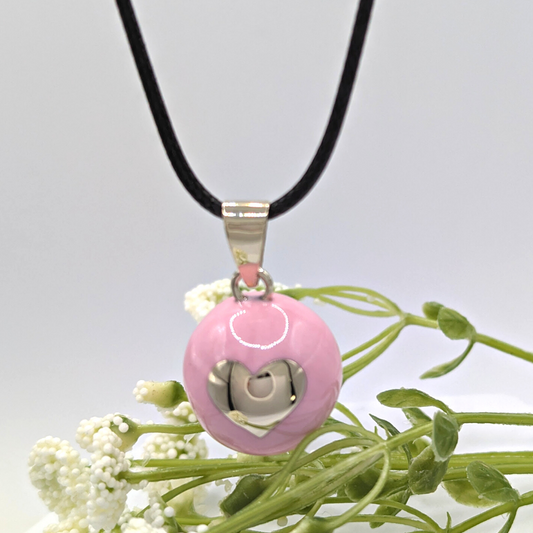 Pink Heart Angel Caller
