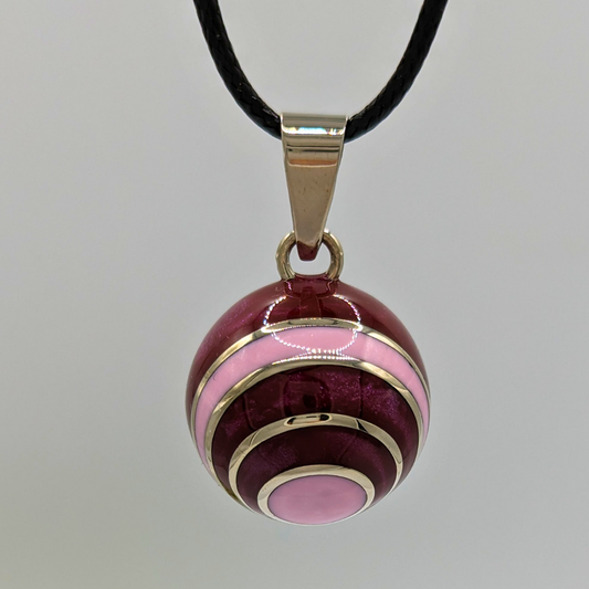 Magenta and Pink Chime Necklace - FINAL SALE
