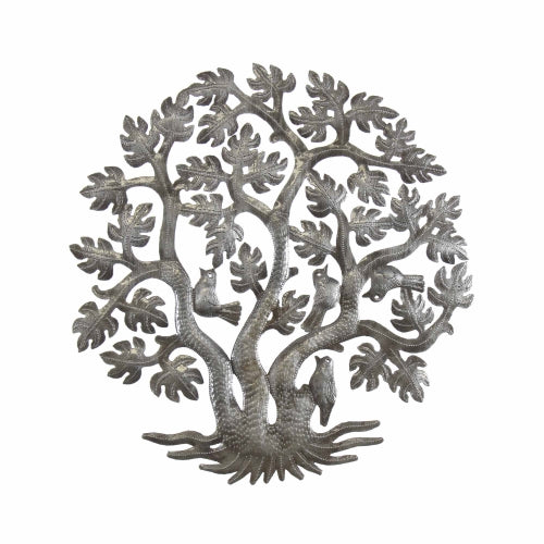 14 inch 3 Trunk Tree of Life Wall Art